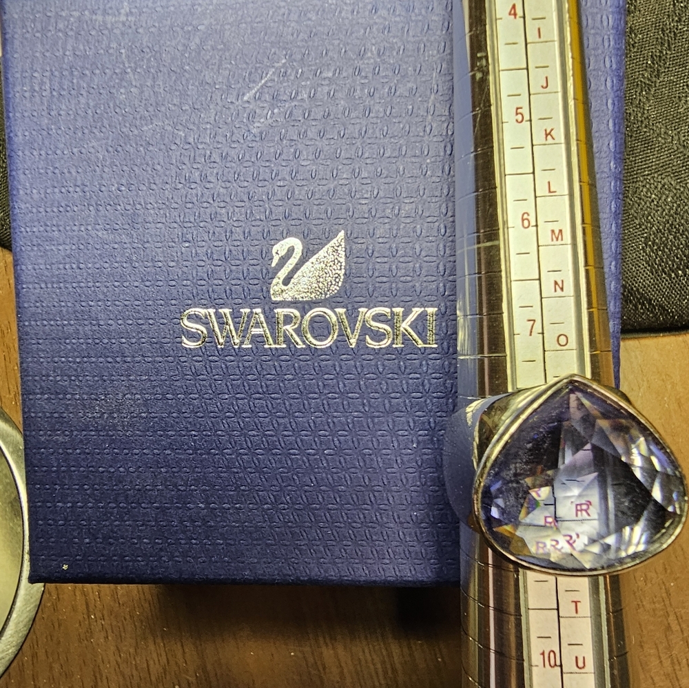 Swarovski, Daniel Authentic .925 Silver, Purple T… - image 1
